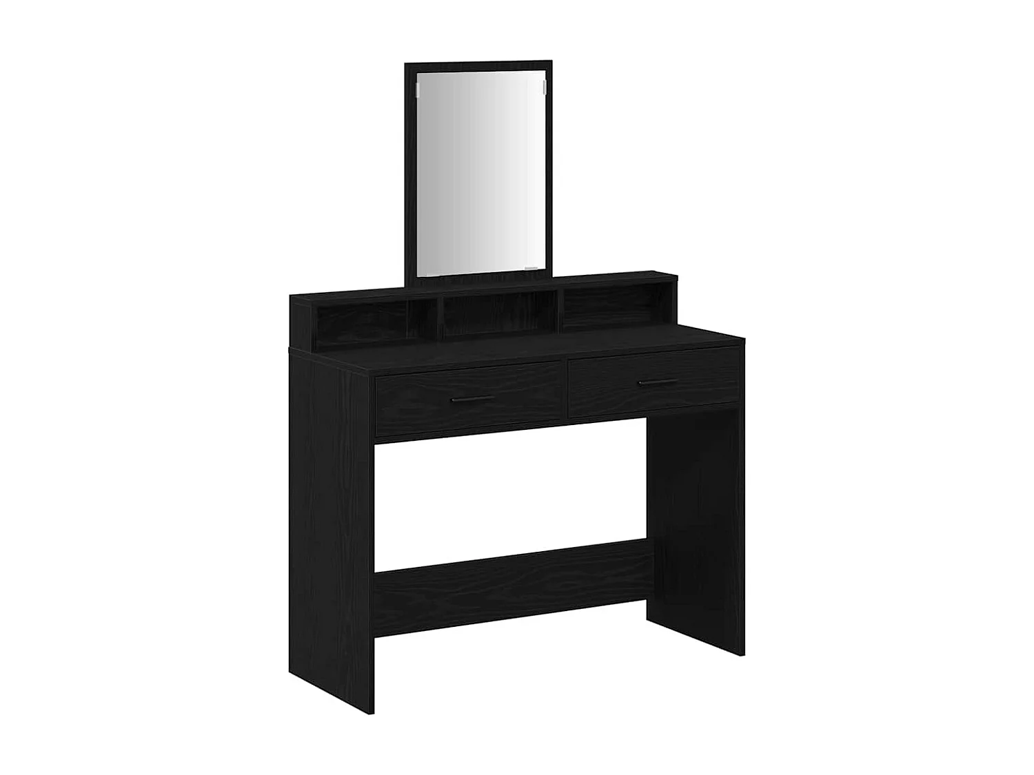 Coiffeuse Chêne noir 100 x 41 x 140 cm Bois d'ingénierie