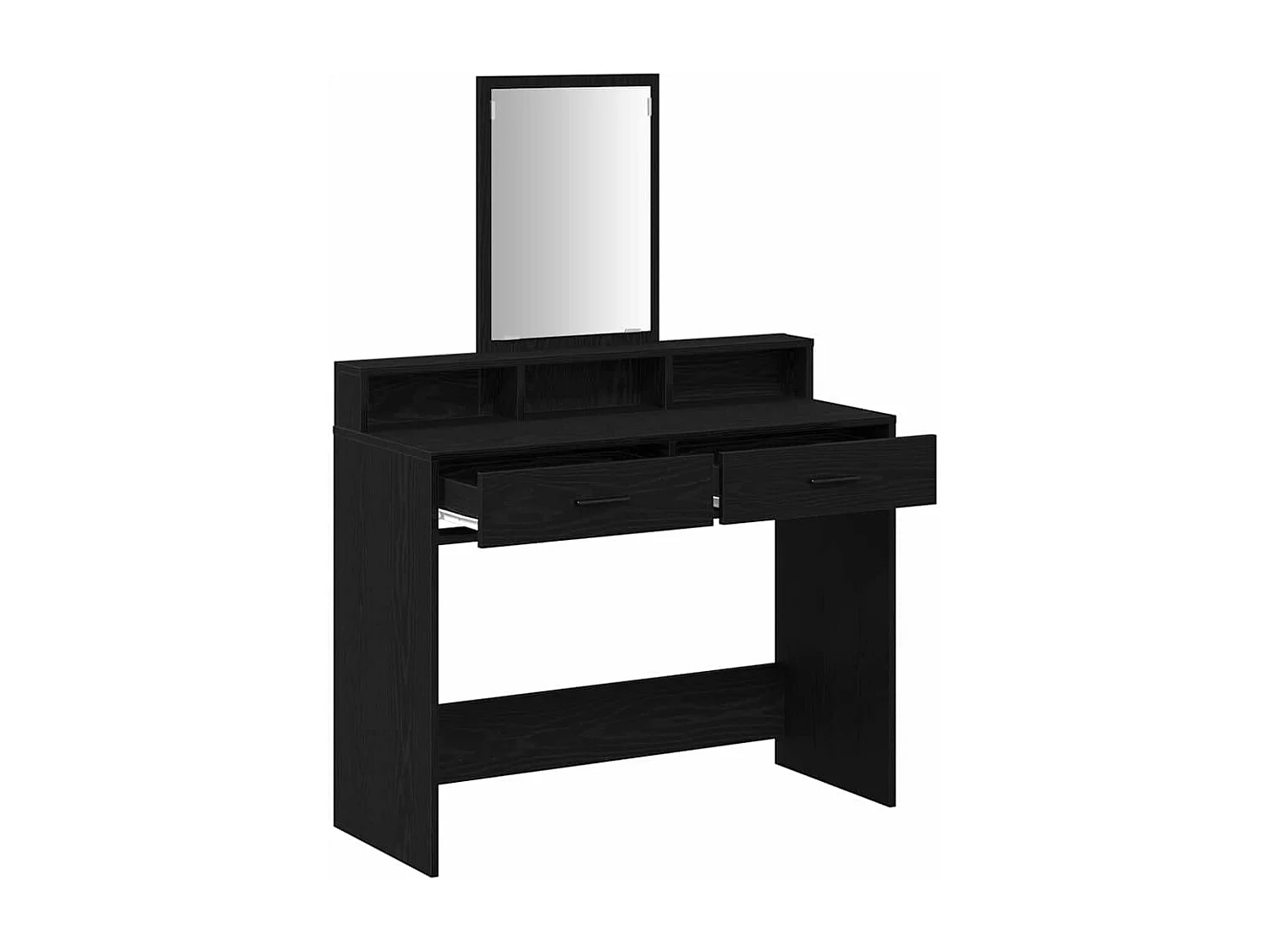 Coiffeuse Chêne noir 100 x 41 x 140 cm Bois d'ingénierie