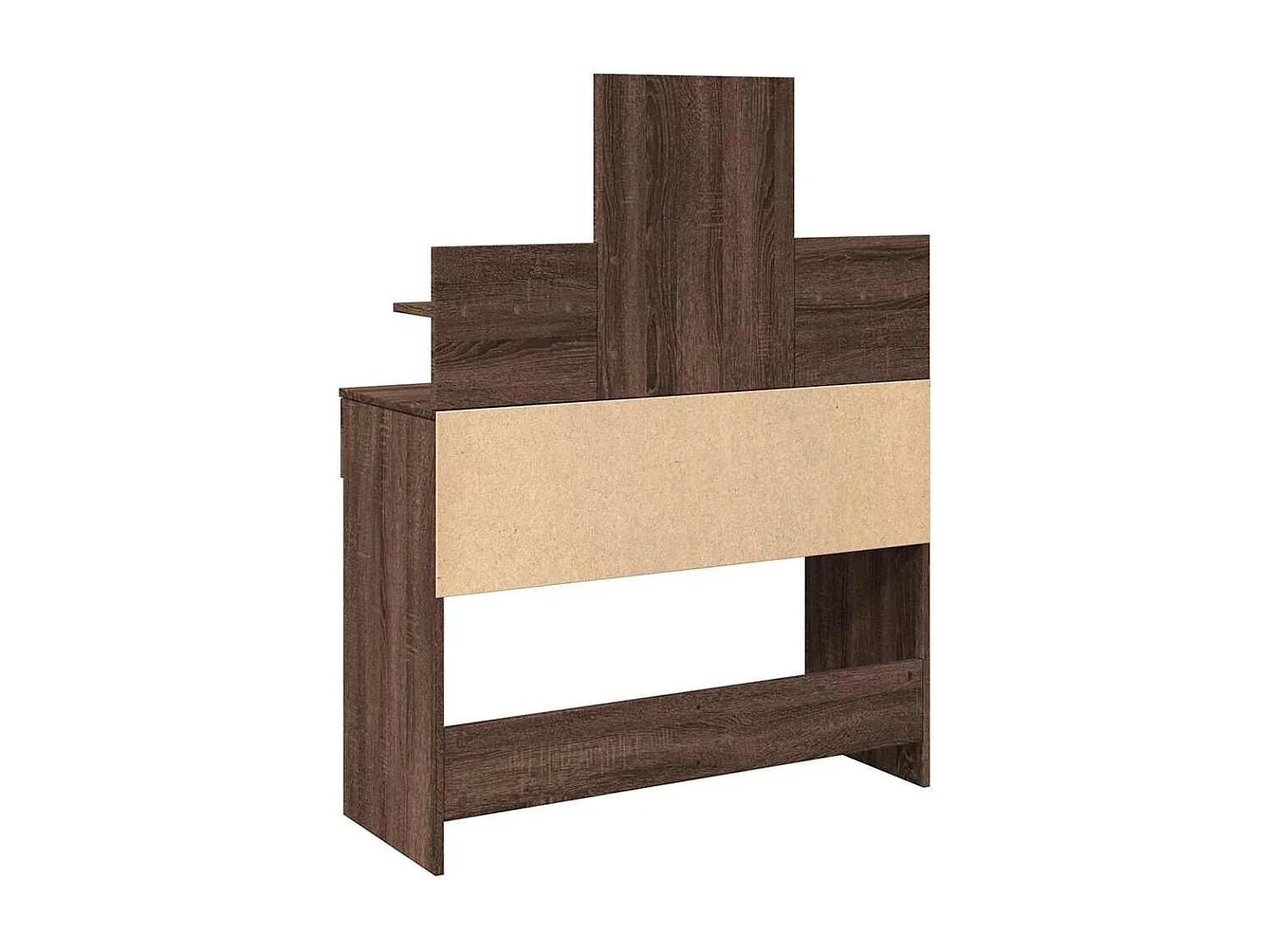 Toletta con LED rovere marrone 100x40x130 cm