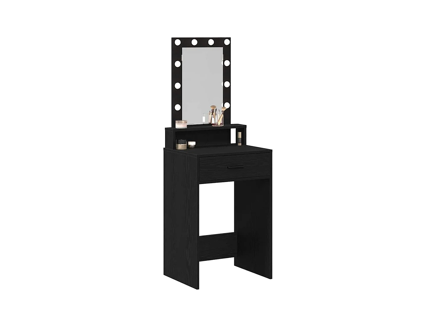 Table de Toilette Noir 50 x 41 x 140 cm Bois d'ingénierie