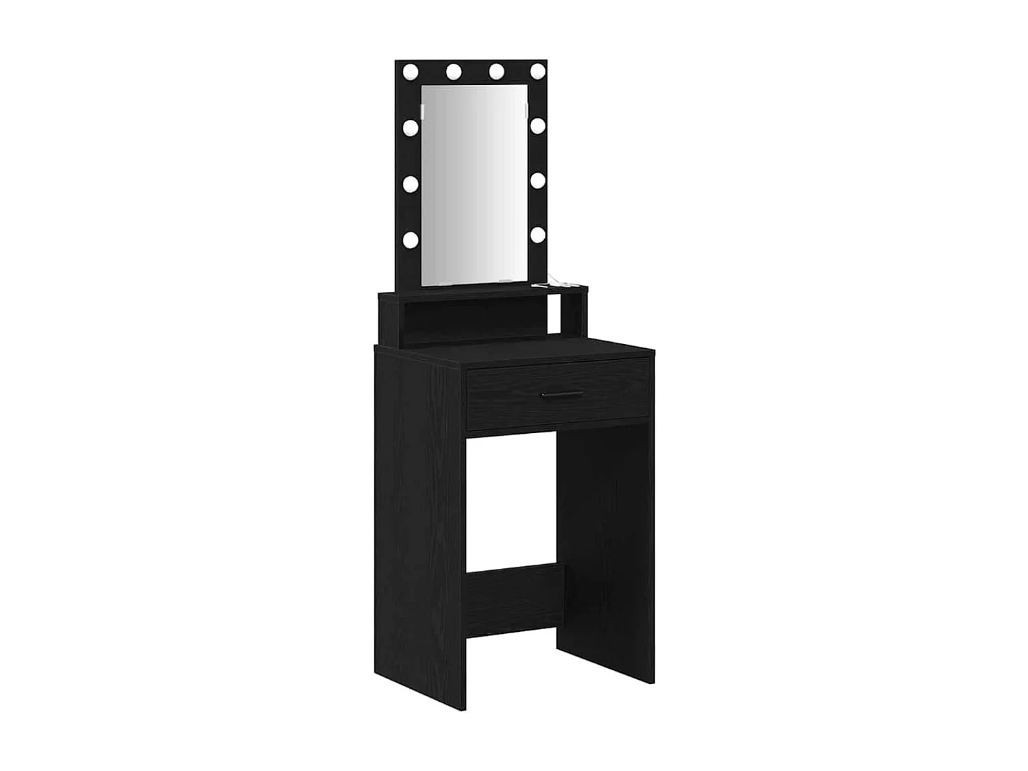 Table de Toilette Noir 50 x 41 x 140 cm Bois d'ingénierie