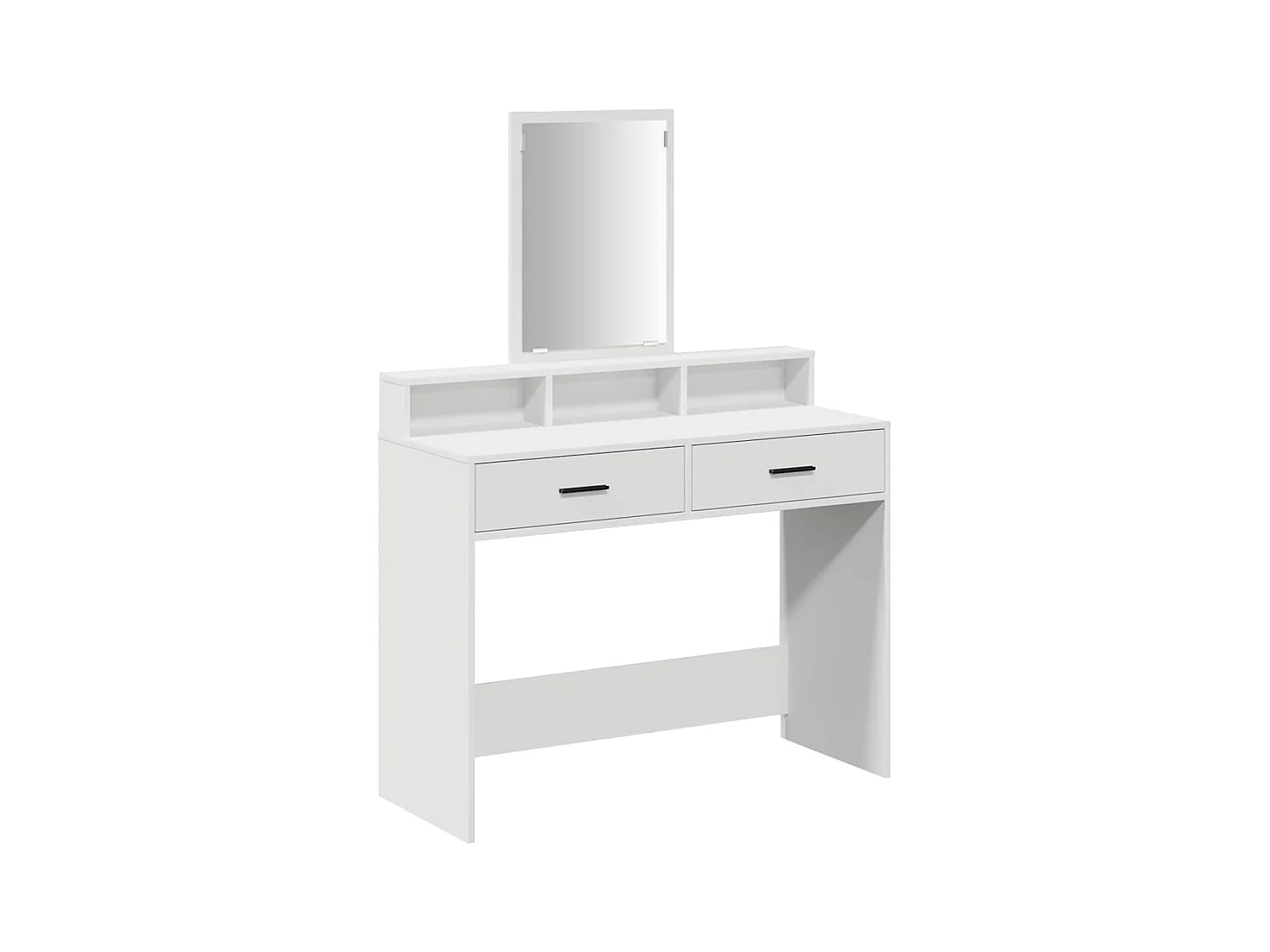 Coiffeuse avec tiroir Blanc 100 x 41 x 140 cm Bois d'ingénierie