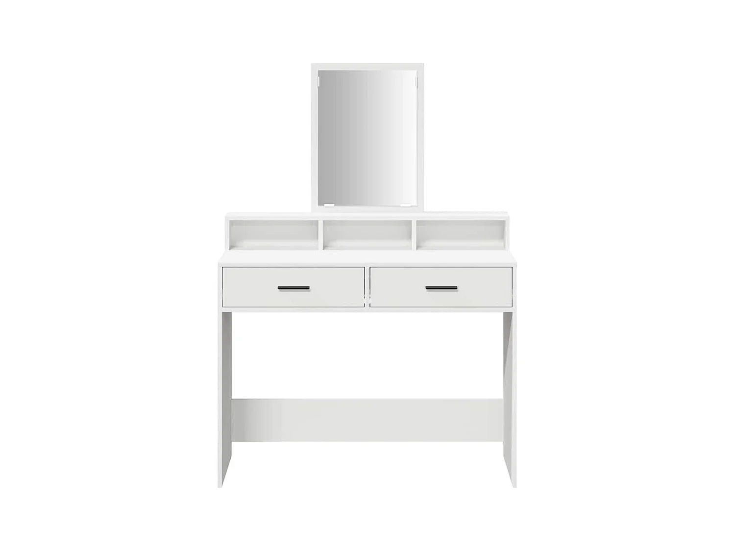 Coiffeuse avec tiroir Blanc 100 x 41 x 140 cm Bois d'ingénierie