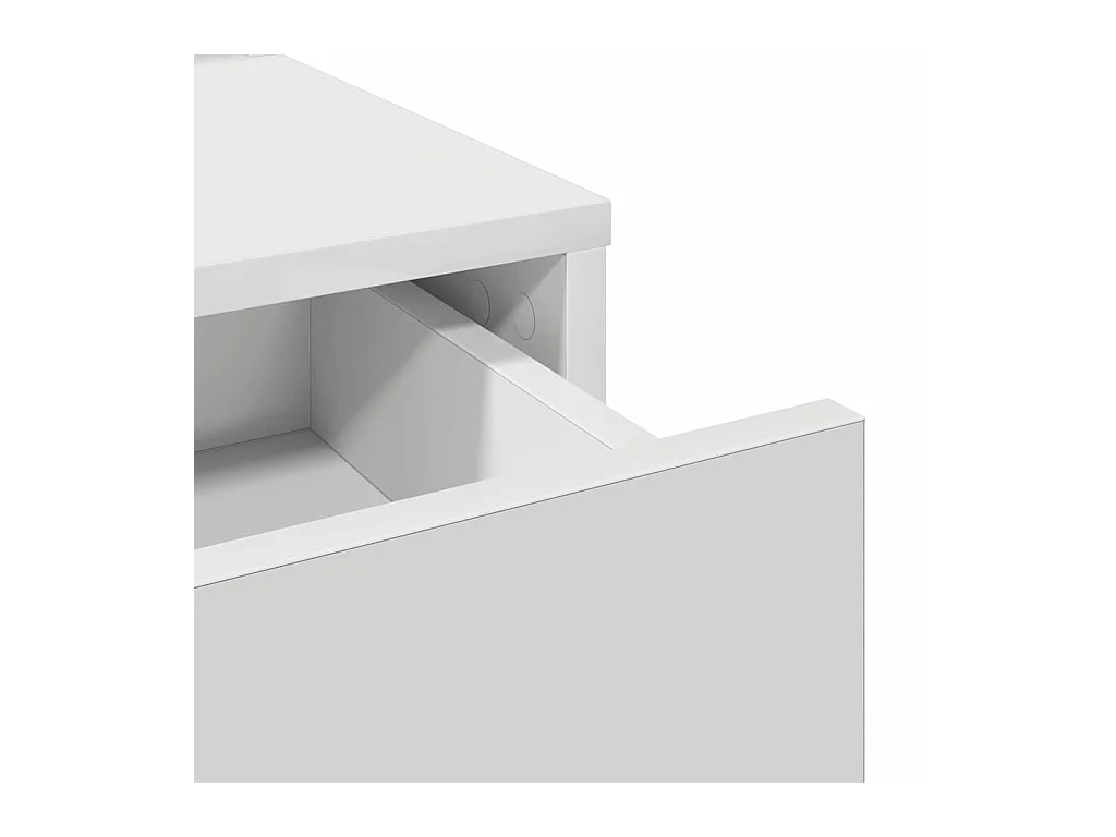 Coiffeuse avec tiroir Blanc 100 x 41 x 140 cm Bois d'ingénierie