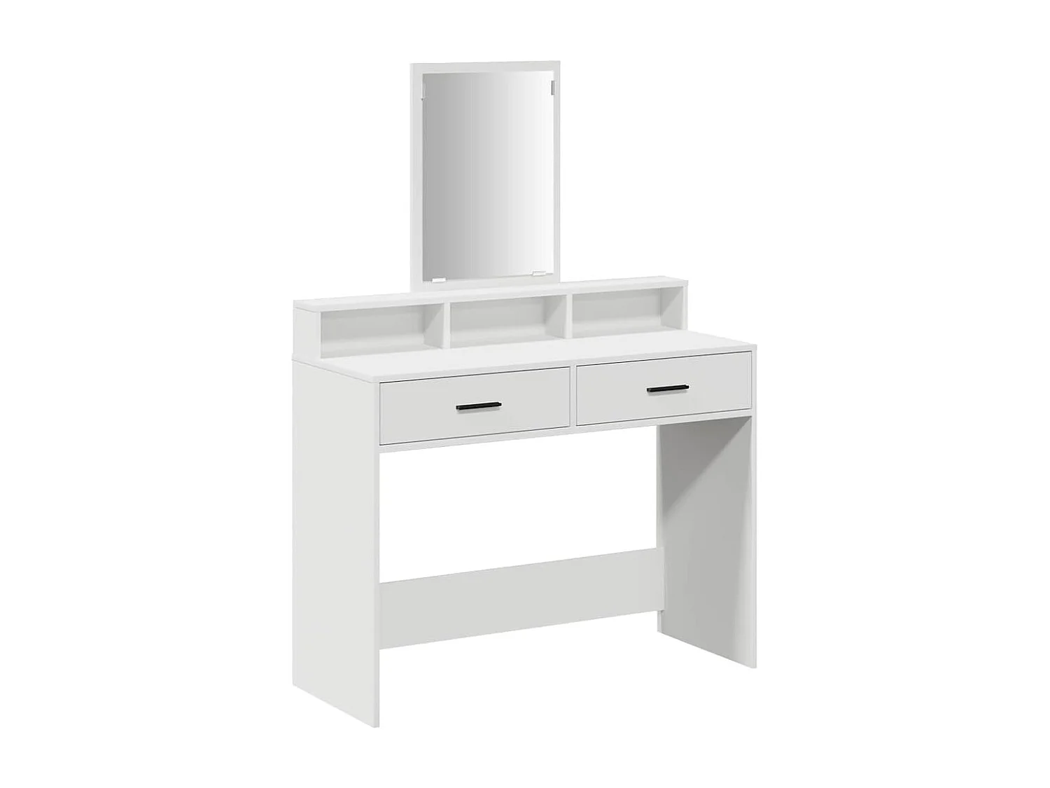Coiffeuse avec tiroir Blanc 100 x 41 x 140 cm Bois d'ingénierie