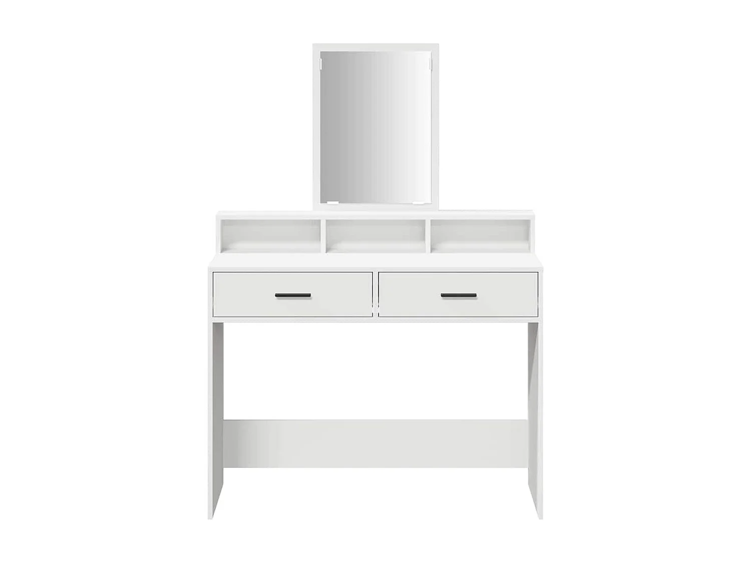 Coiffeuse avec tiroir Blanc 100 x 41 x 140 cm Bois d'ingénierie