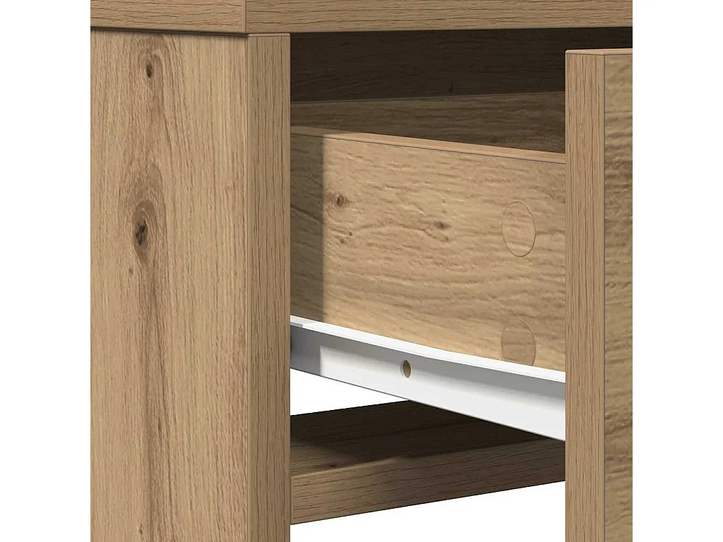 Coiffeuse chêne artisanal 50 x 41 x 135 cm Bois d'ingénierie