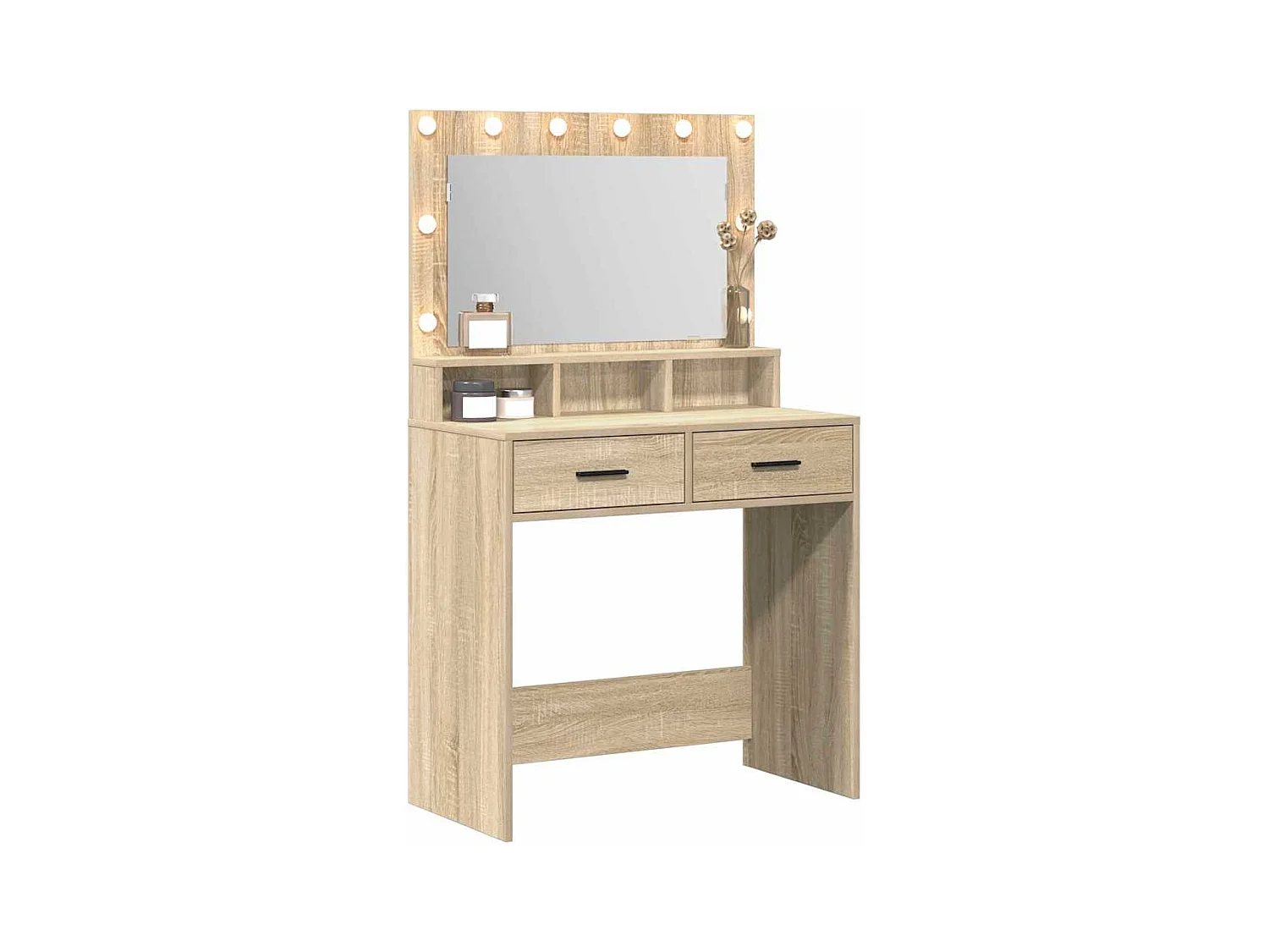 Coiffeuse Chêne sonoma 79 x 41 x 135 cm Bois d'ingénierie