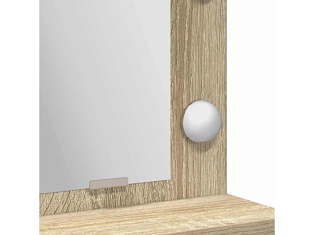 Coiffeuse Chêne sonoma 79 x 41 x 135 cm Bois d'ingénierie