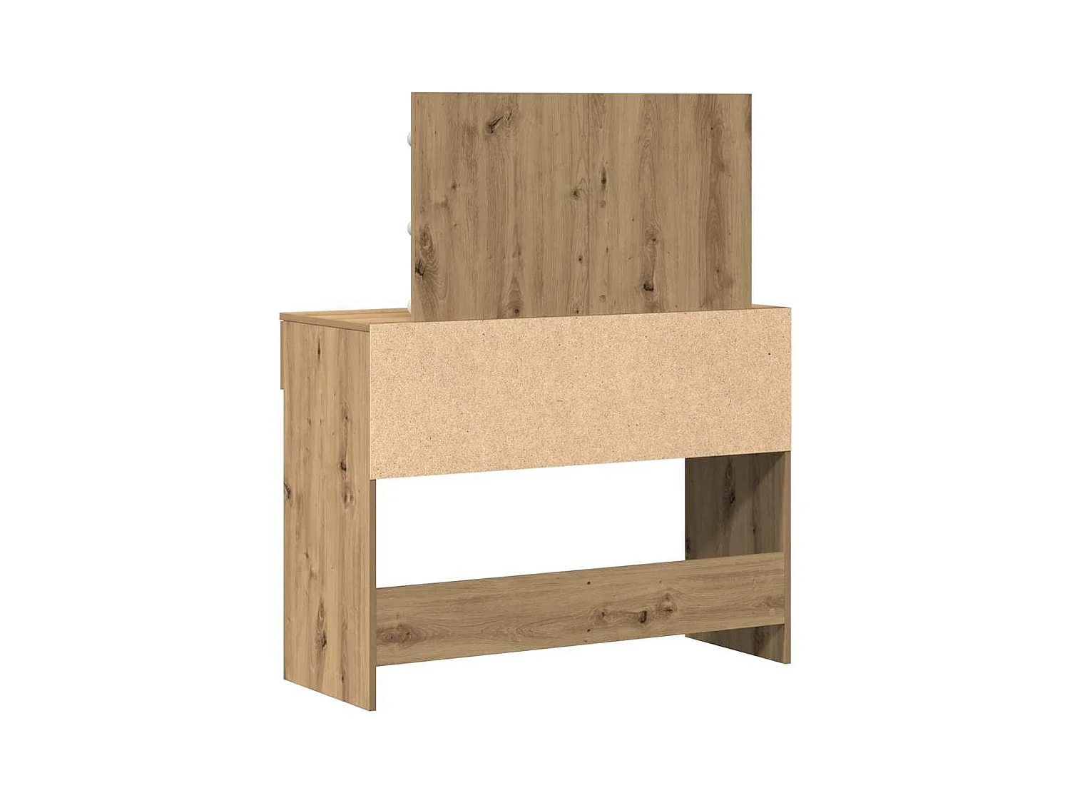 Coiffeuse chêne artisanal 100 x 40 x 120 cm Bois d'ingénierie