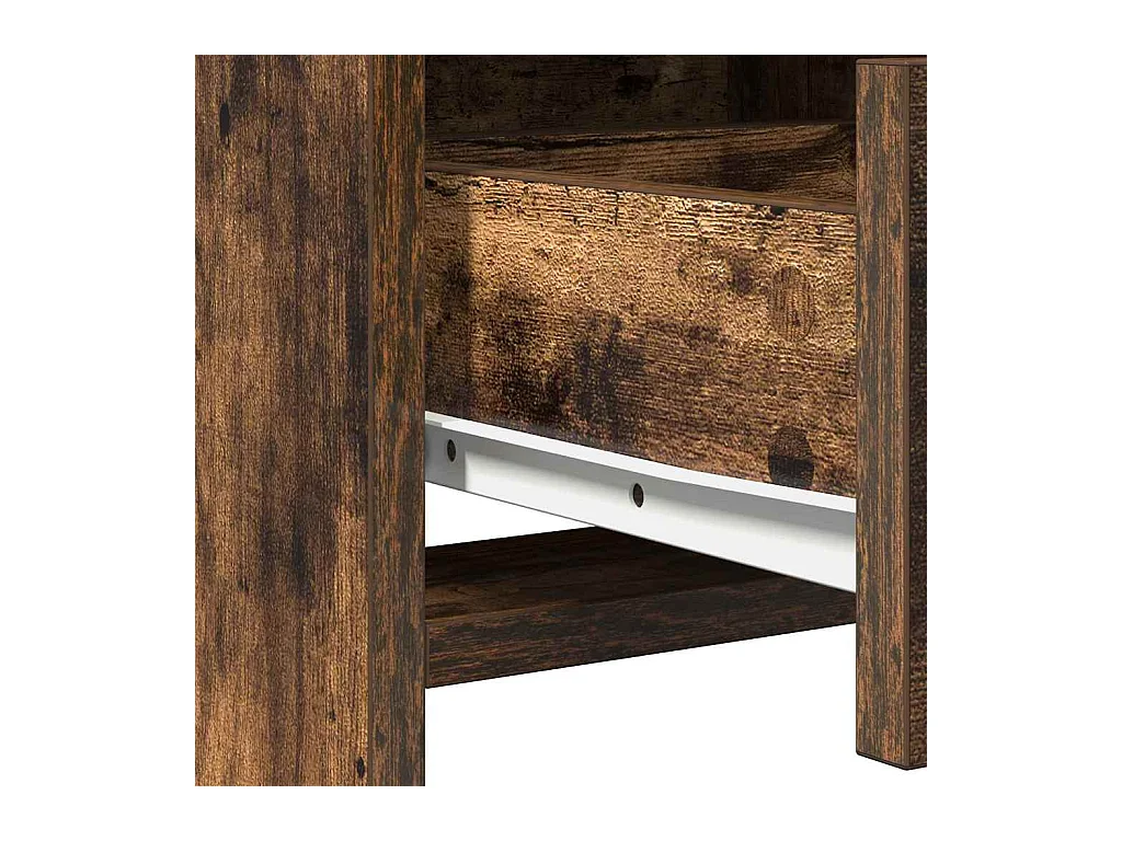 Coiffeuse Chêne fumé 50 x 41 x 135 cm Bois d'ingénierie