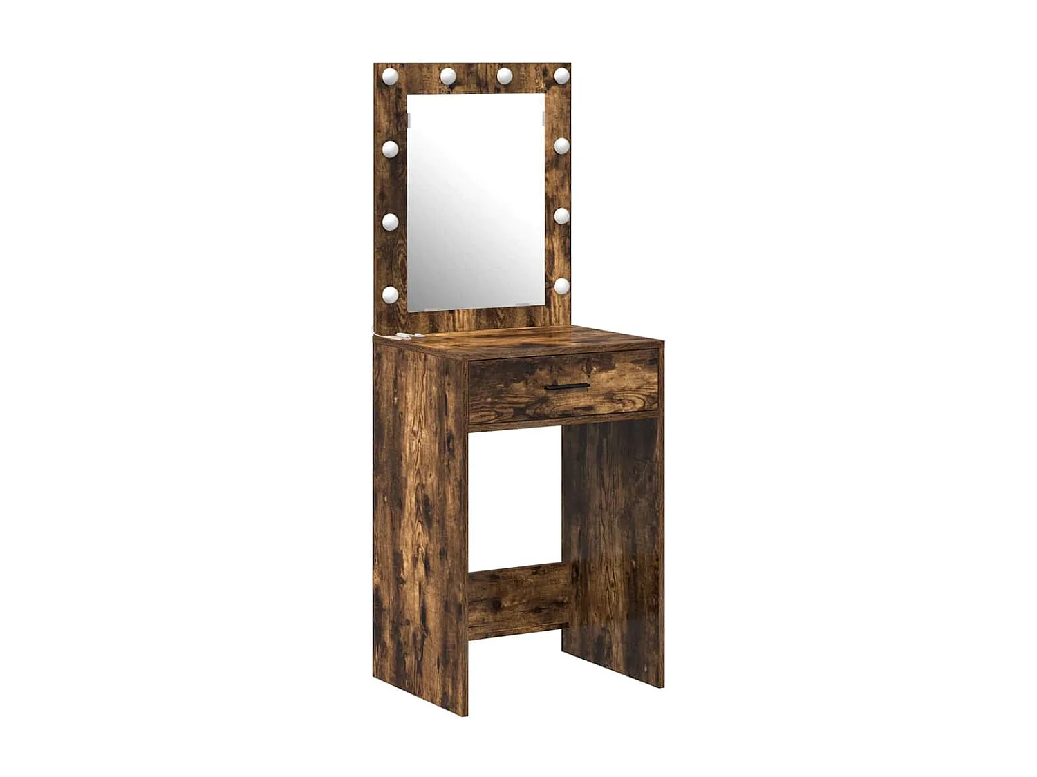 Coiffeuse Chêne fumé 50 x 41 x 135 cm Bois d'ingénierie