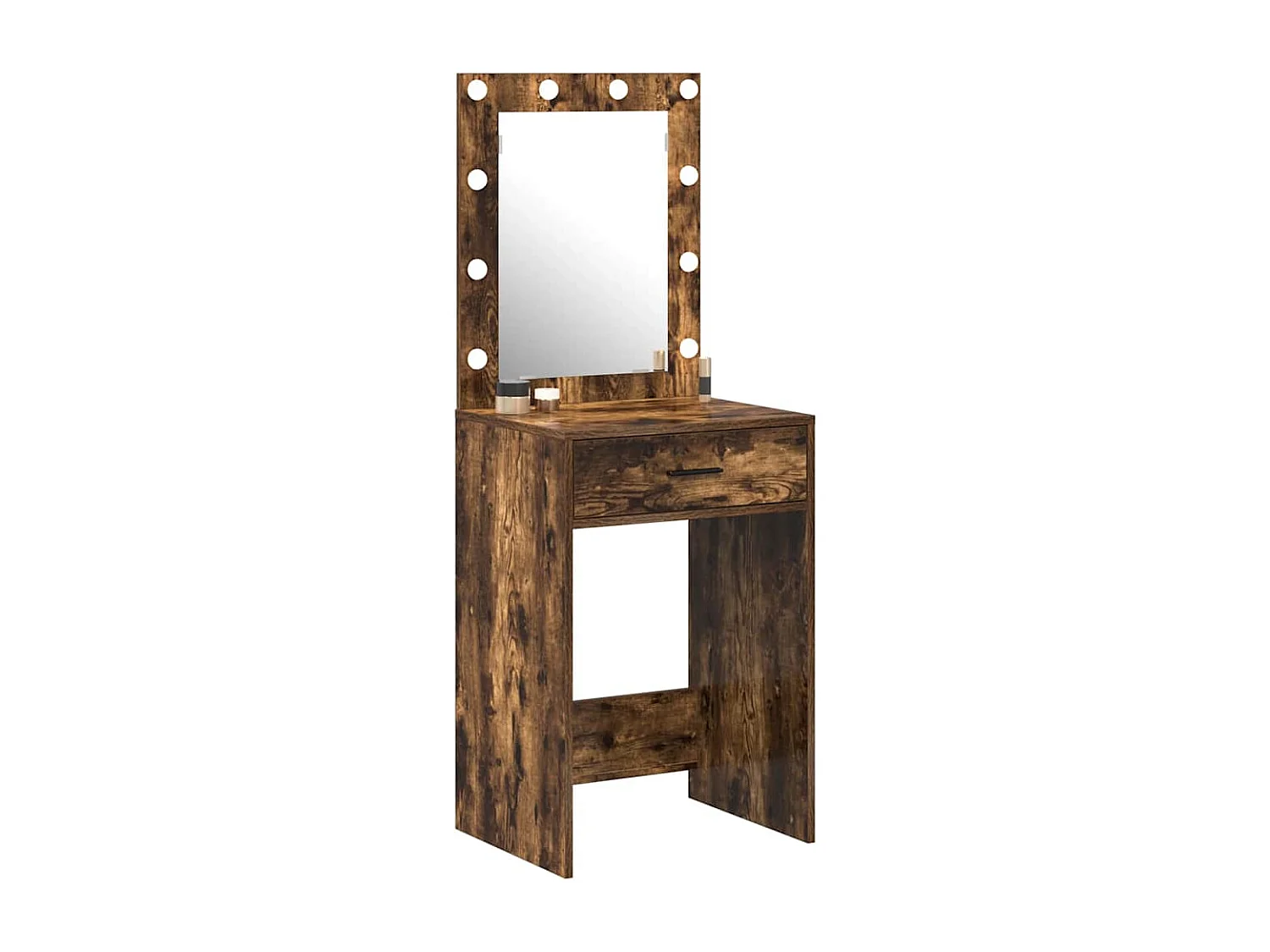 Coiffeuse Chêne fumé 50 x 41 x 135 cm Bois d'ingénierie