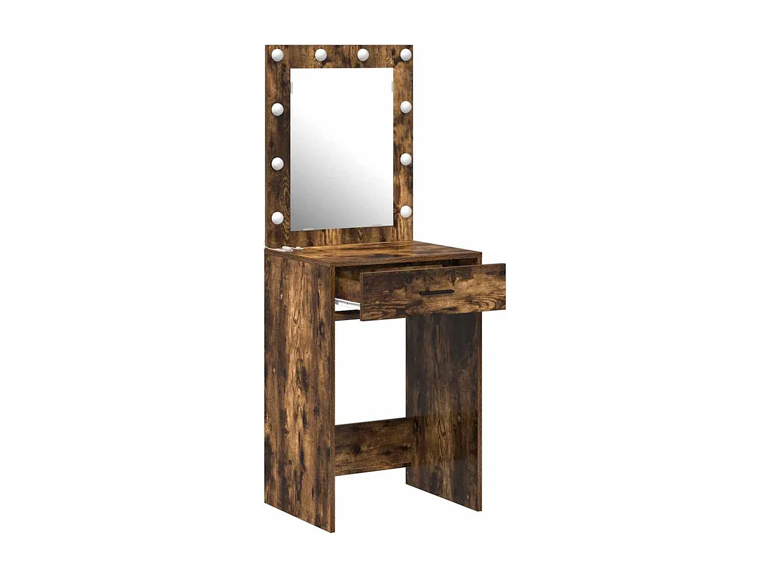 Coiffeuse Chêne fumé 50 x 41 x 135 cm Bois d'ingénierie