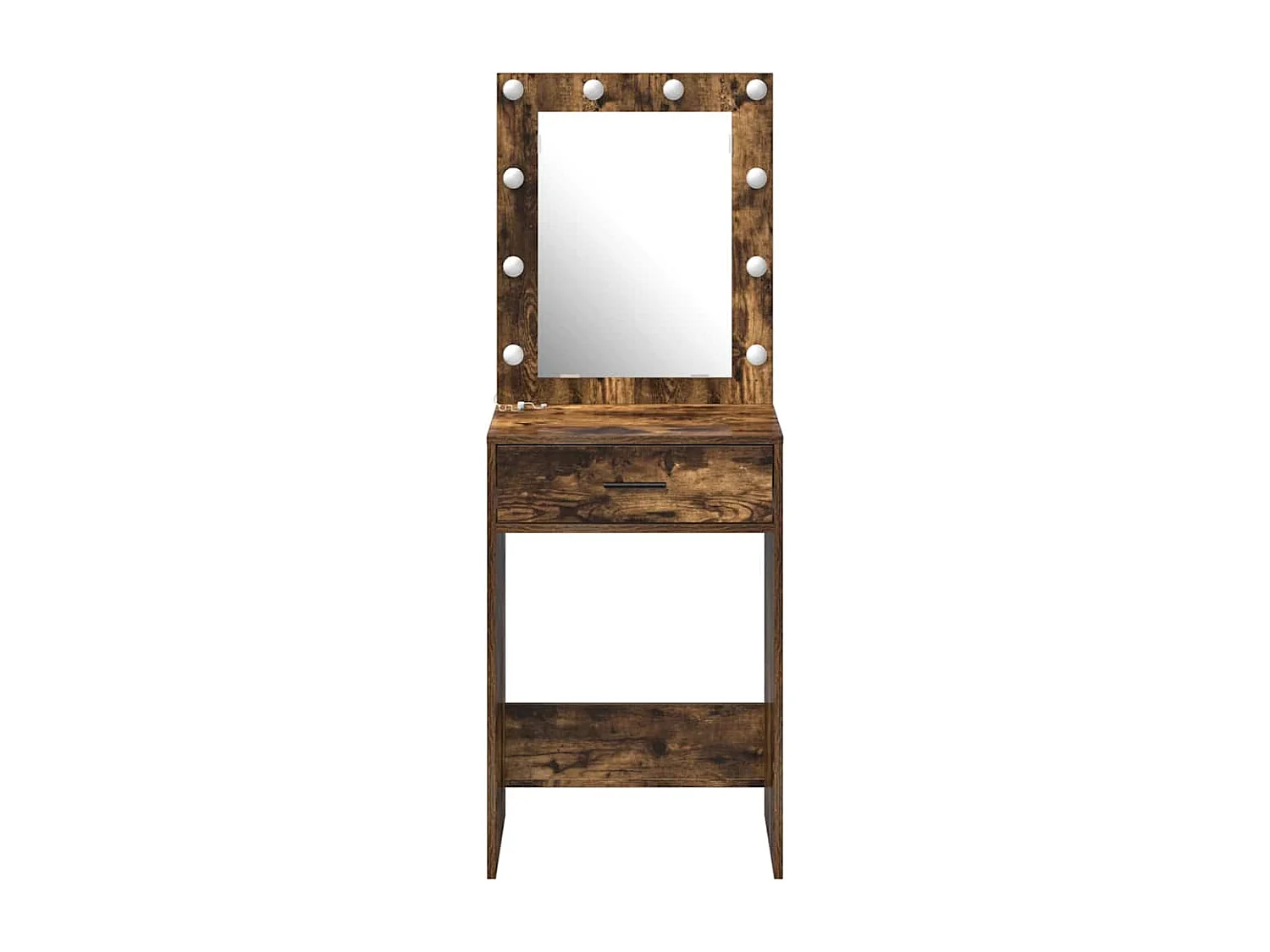 Coiffeuse Chêne fumé 50 x 41 x 135 cm Bois d'ingénierie