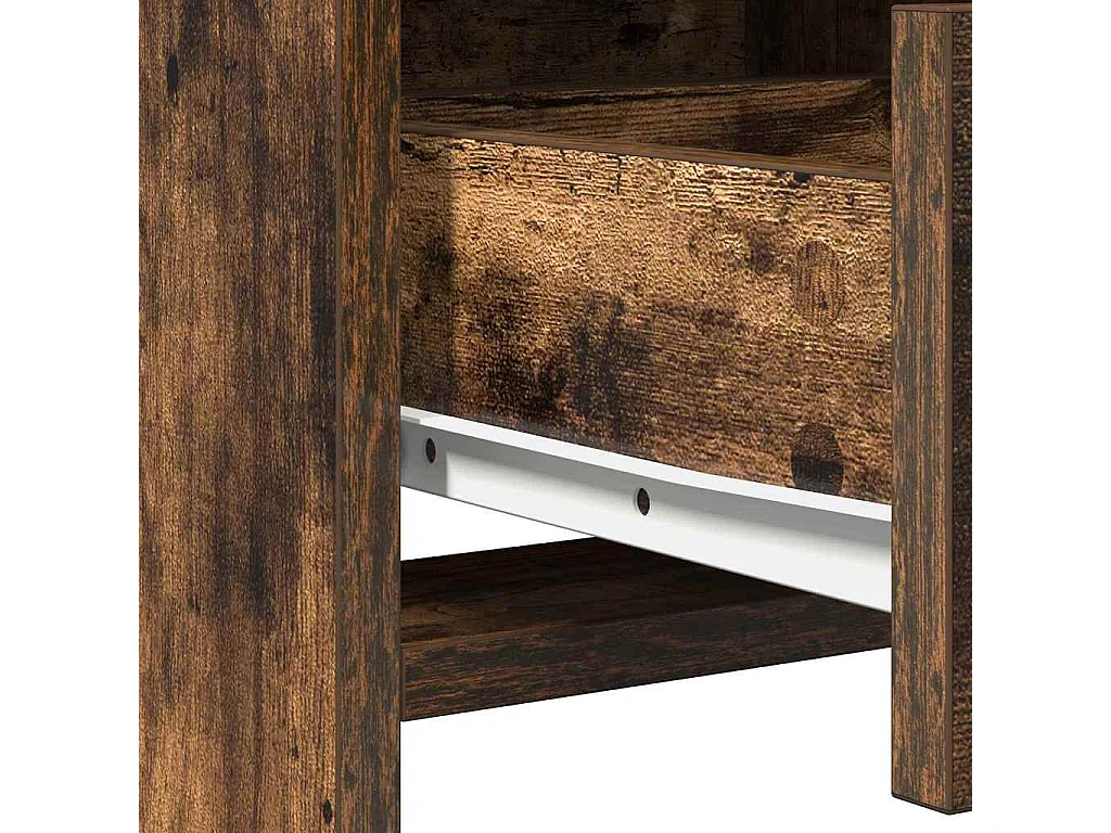 Coiffeuse Chêne fumé 50 x 41 x 135 cm Bois d'ingénierie