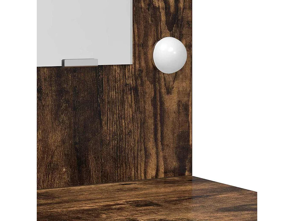 Coiffeuse Chêne fumé 50 x 41 x 135 cm Bois d'ingénierie