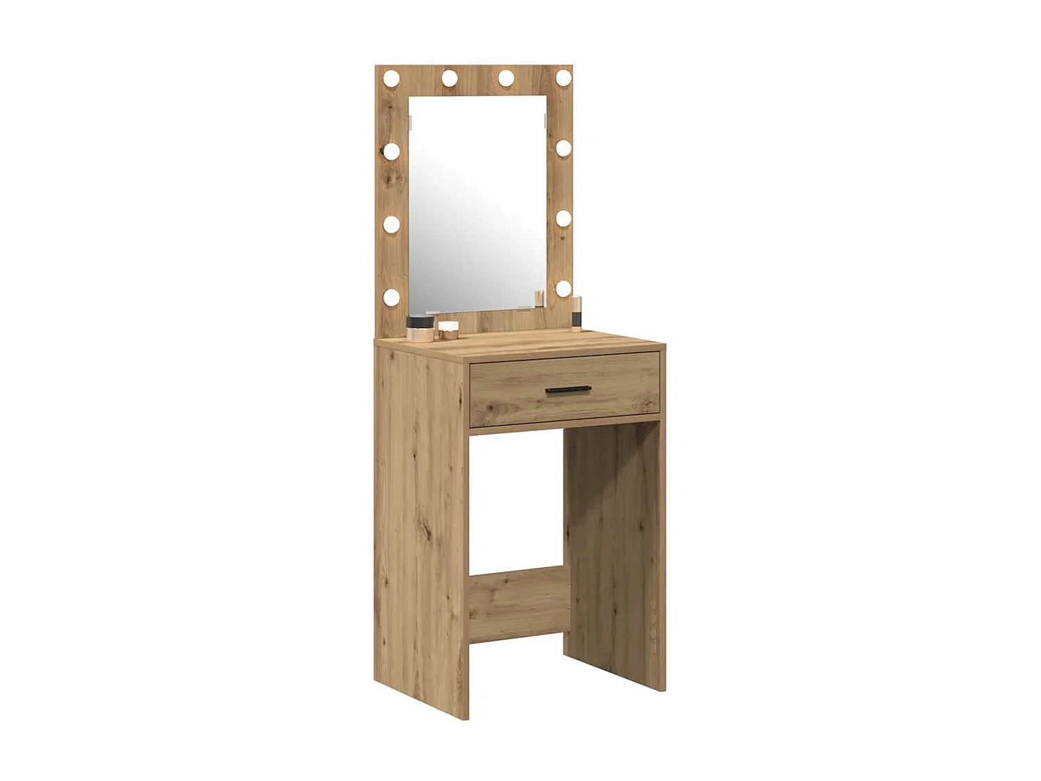 Coiffeuse chêne artisanal 50 x 41 x 135 cm Bois d'ingénierie