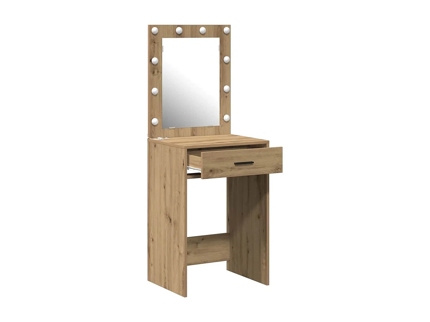 Coiffeuse chêne artisanal 50 x 41 x 135 cm Bois d'ingénierie