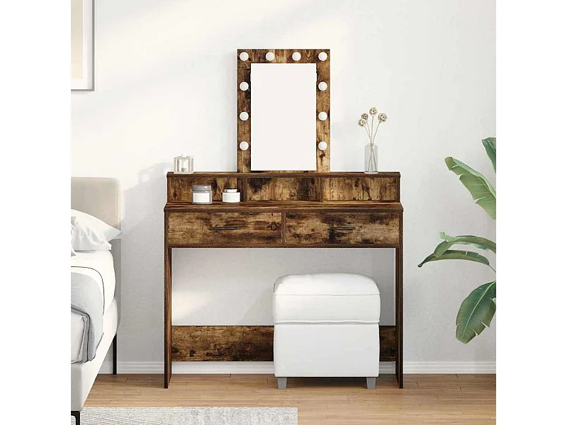 Table de Toilette Marron 100 x 41 x 140 cm Bois d'ingénierie