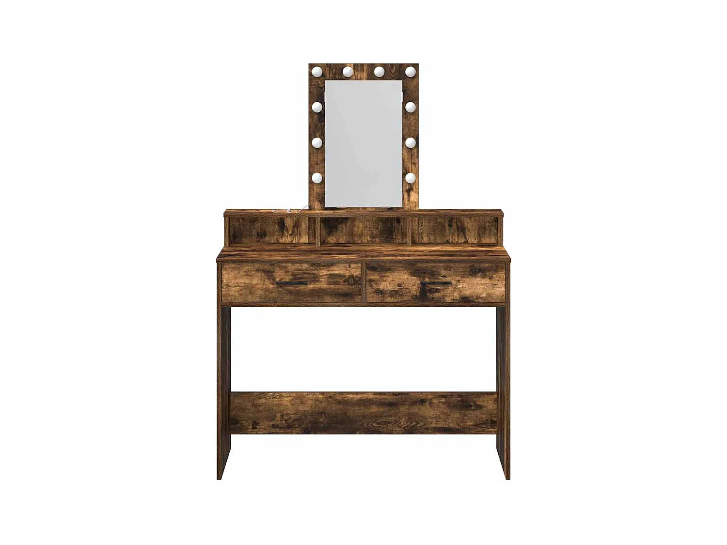 Bruine kaptafel 100 x 41 x 140 cm bewerkt hout