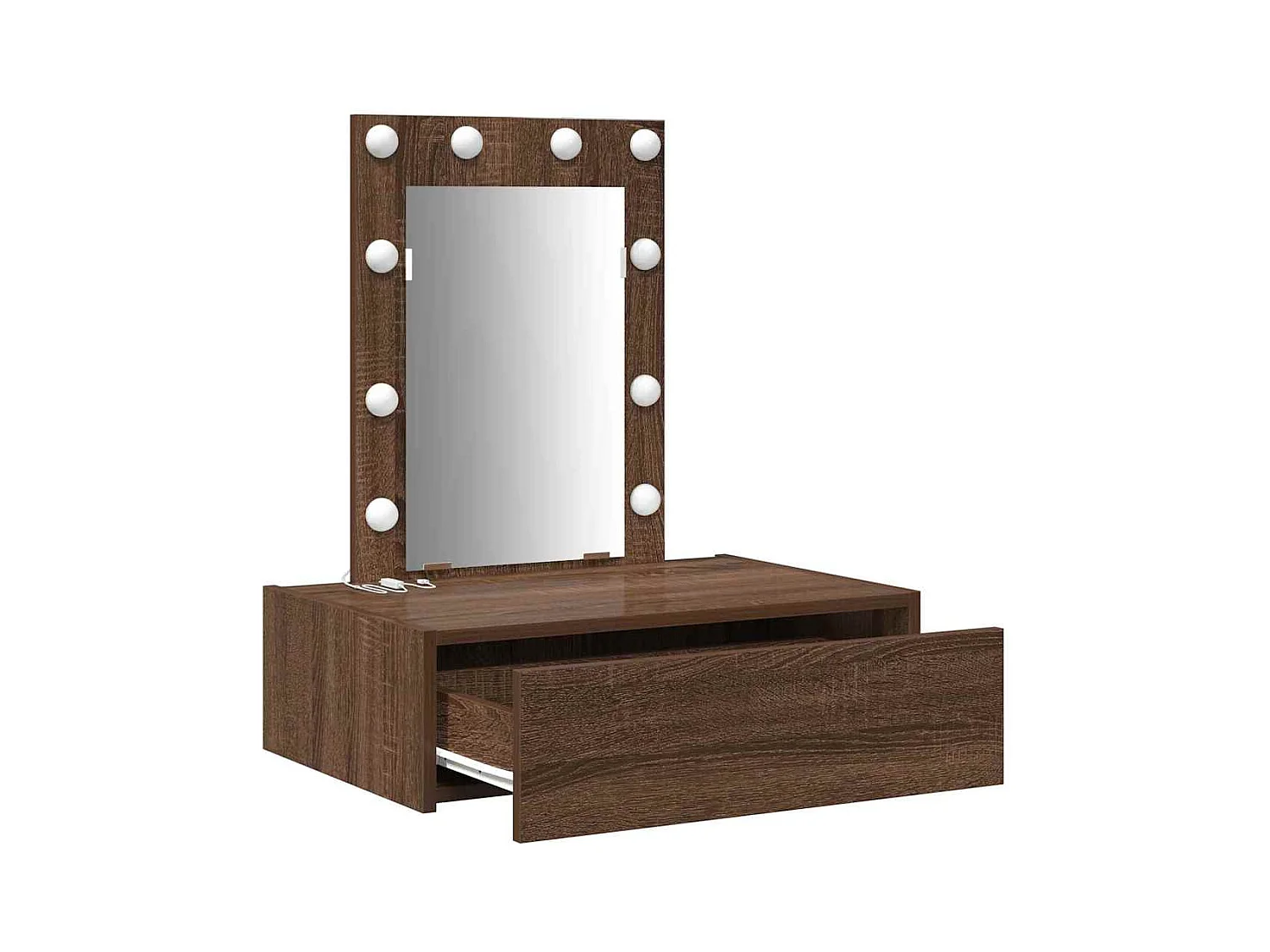 Table de Toilette Marron 60 x 40 x 70 cm Bois d'ingénierie