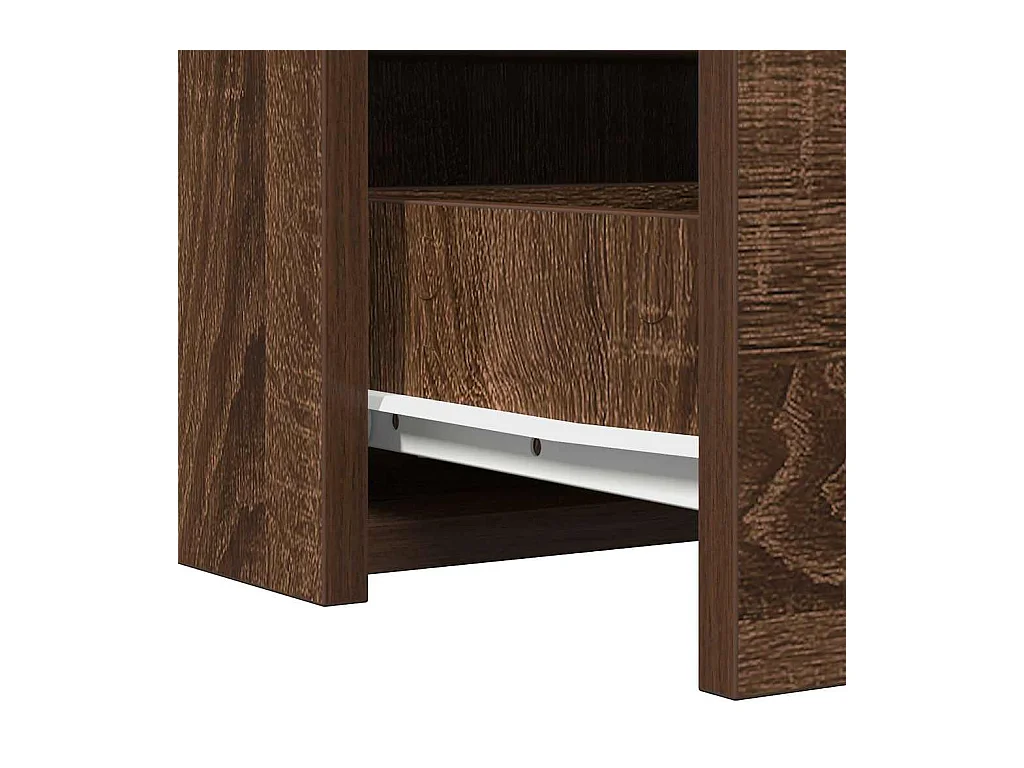 Table de Toilette Marron 60 x 40 x 70 cm Bois d'ingénierie