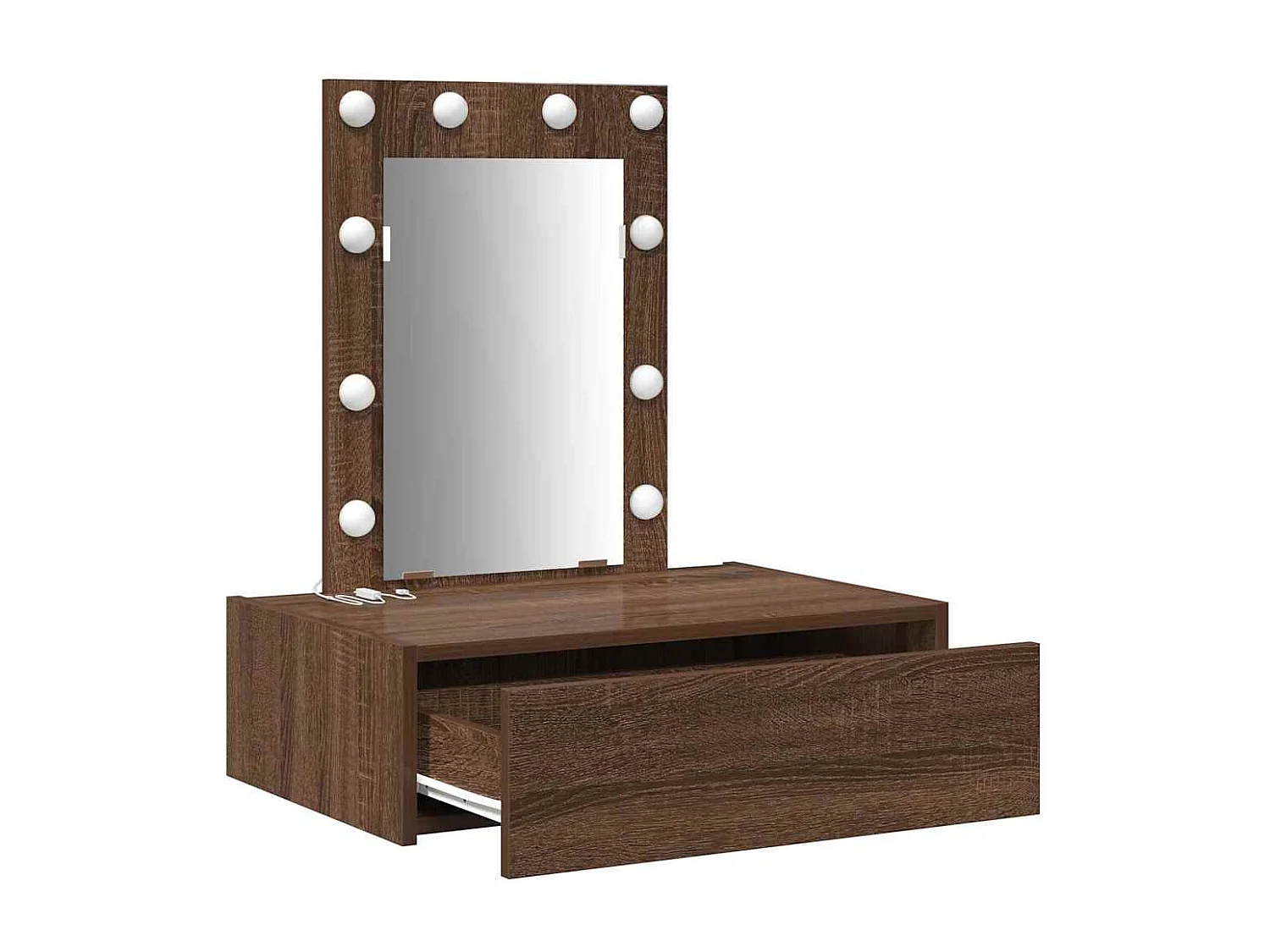 Table de Toilette Marron 60 x 40 x 70 cm Bois d'ingénierie