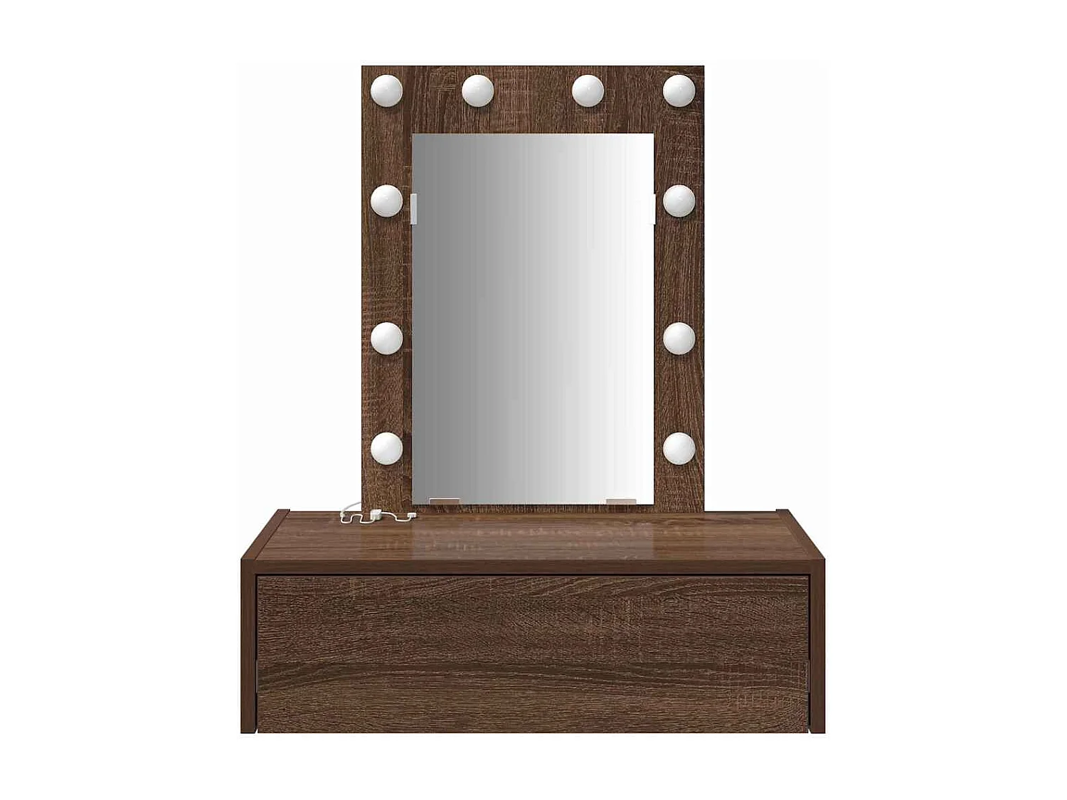 Table de Toilette Marron 60 x 40 x 70 cm Bois d'ingénierie