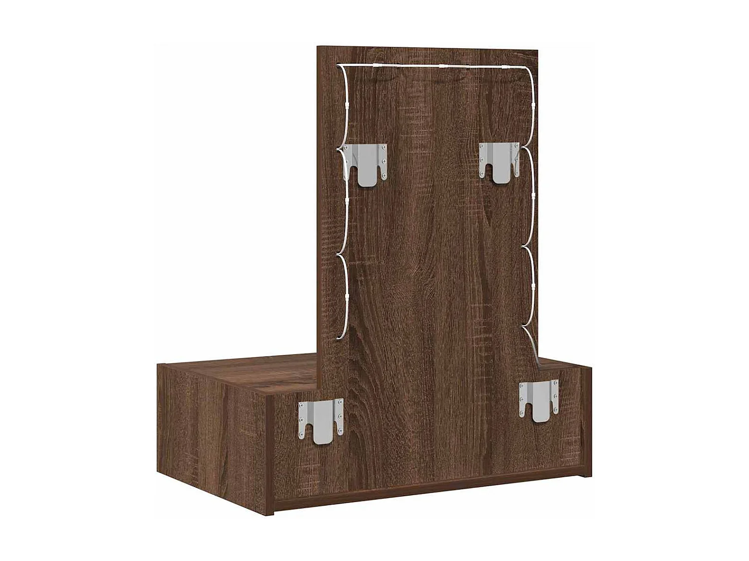 Table de Toilette Marron 60 x 40 x 70 cm Bois d'ingénierie