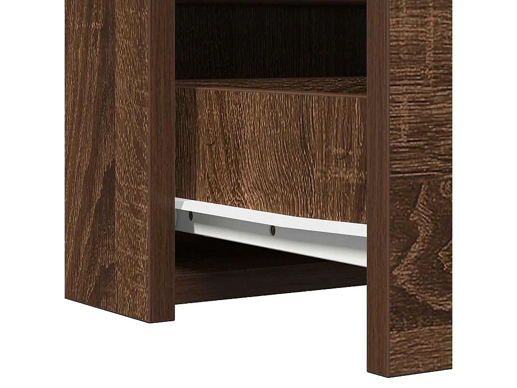 Table de Toilette Marron 60 x 40 x 70 cm Bois d'ingénierie