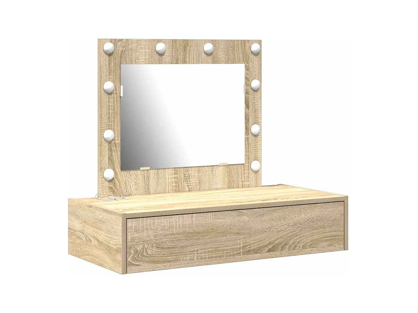 Table de Toilette Marron 83 x 40 x 70 cm Bois d'ingénierie