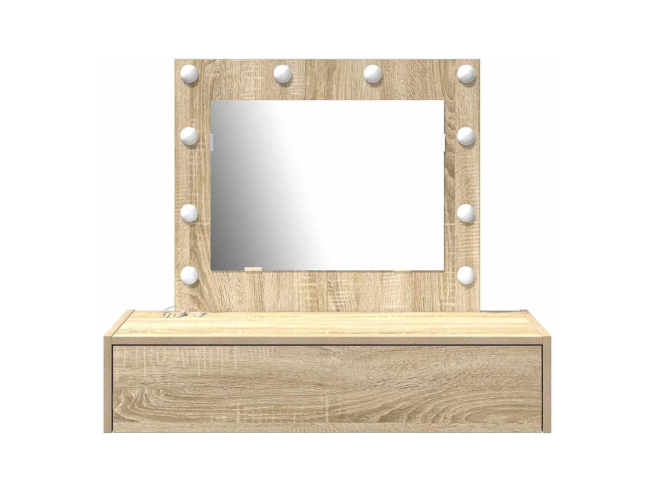 Table de Toilette Marron 83 x 40 x 70 cm Bois d'ingénierie