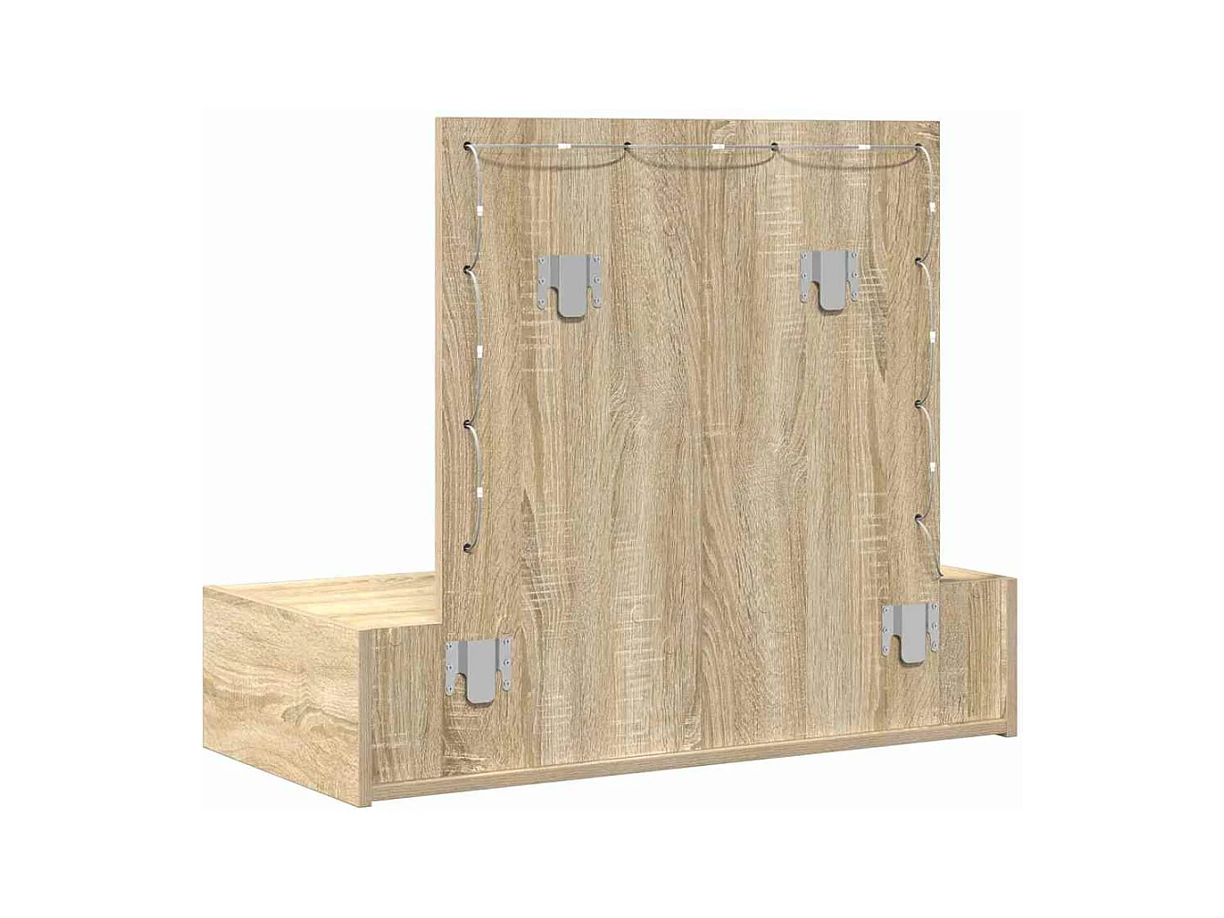 Table de Toilette Marron 83 x 40 x 70 cm Bois d'ingénierie