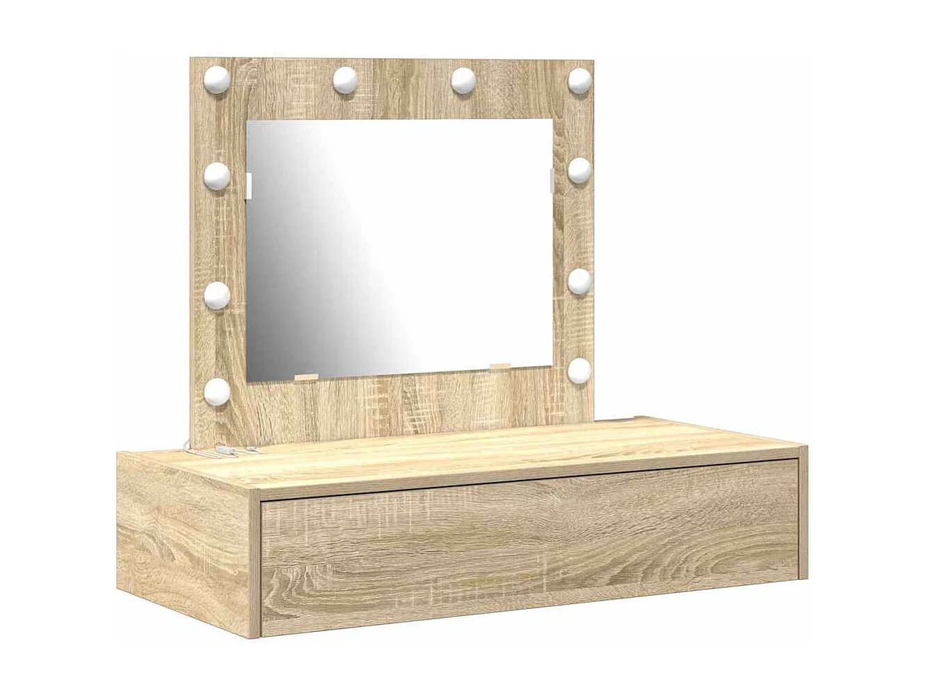 Table de Toilette Marron 83 x 40 x 70 cm Bois d'ingénierie