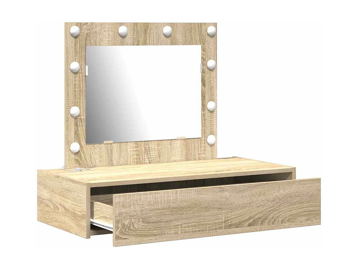 Table de Toilette Marron 83 x 40 x 70 cm Bois d'ingénierie