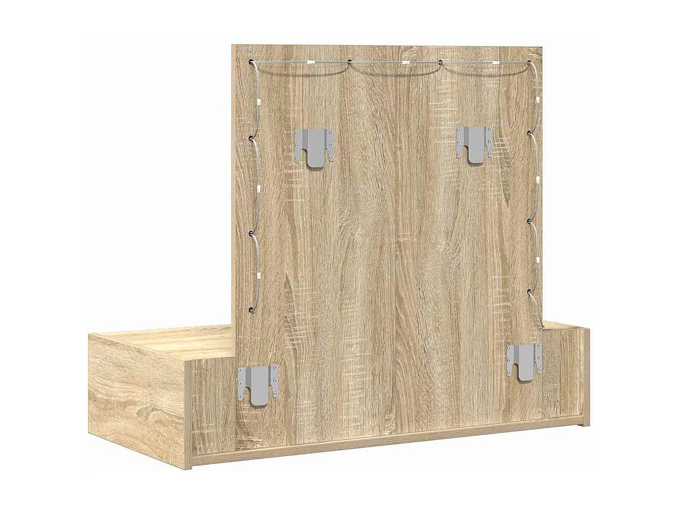 Table de Toilette Marron 83 x 40 x 70 cm Bois d'ingénierie