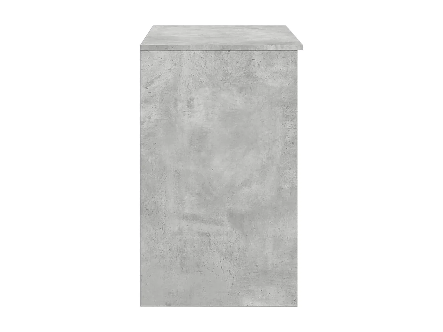 Toletta con specchio grigio cemento 73x46,5x120 cm