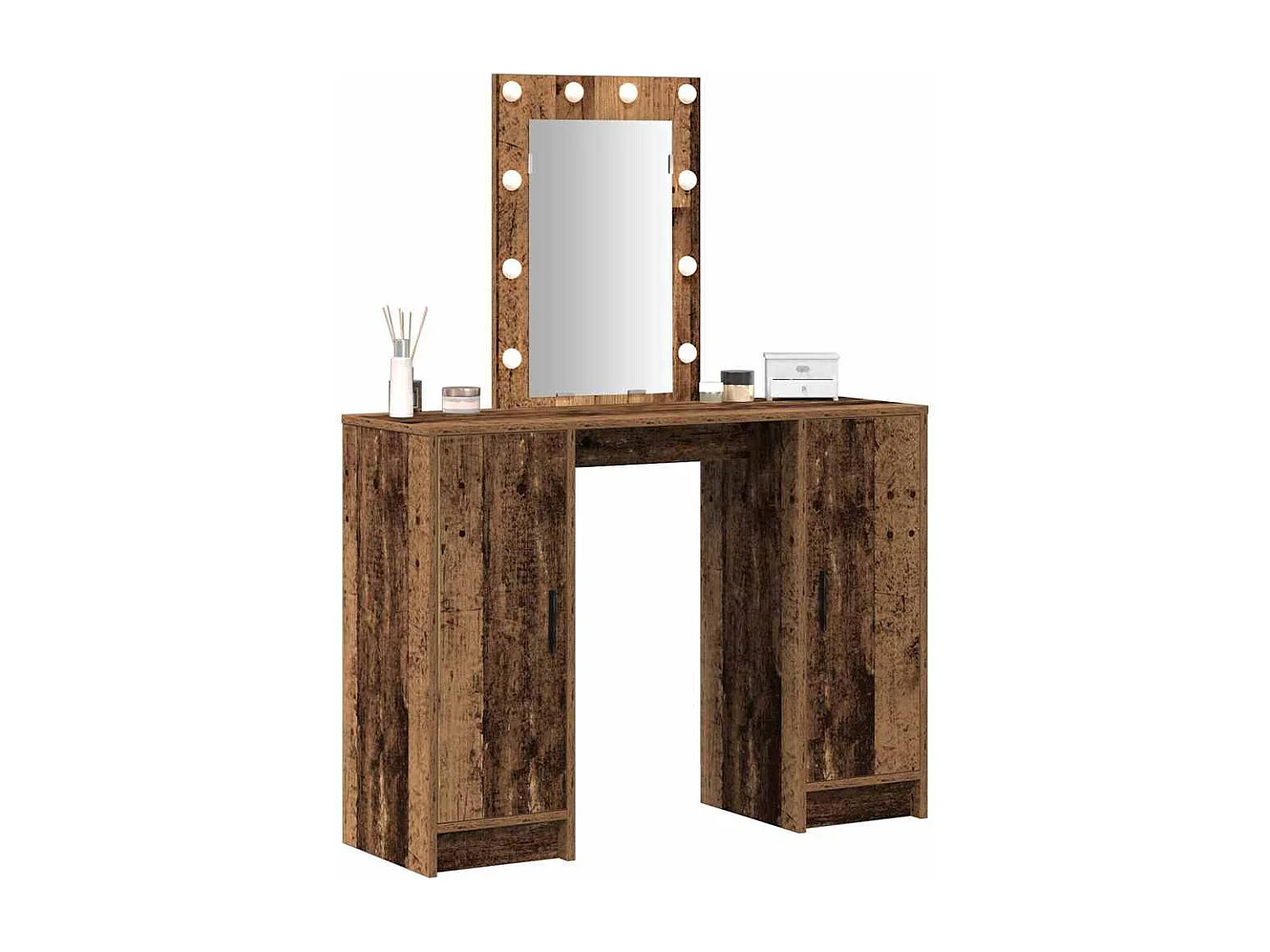 Table de Toilette Marron 102 x 33 x 135 cm Bois d'ingénierie