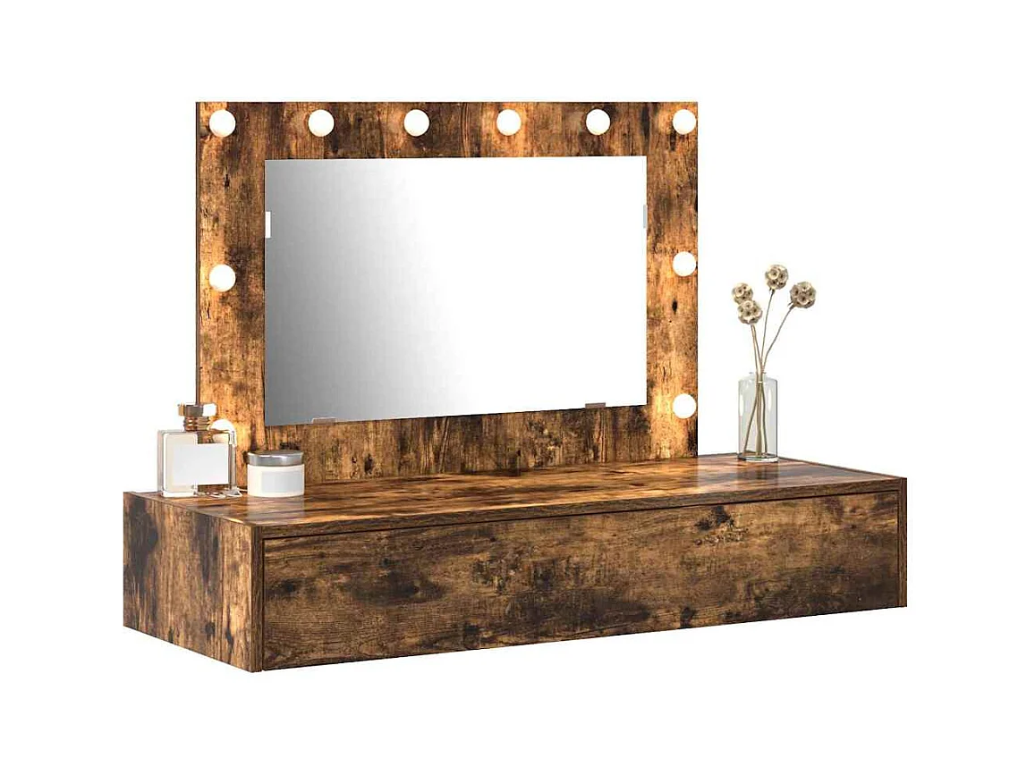 Table de Toilette Marron 100 x 40 x 70 cm Bois d'ingénierie