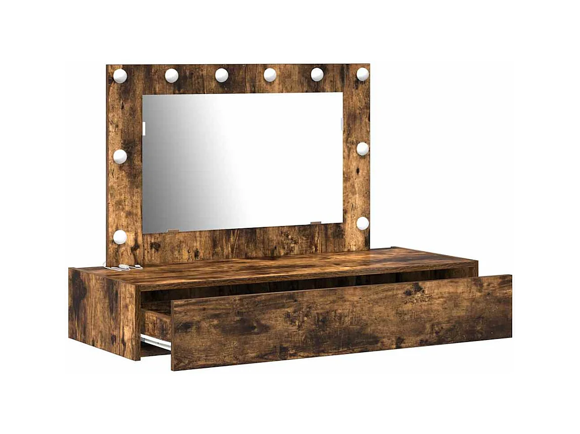 Table de Toilette Marron 100 x 40 x 70 cm Bois d'ingénierie