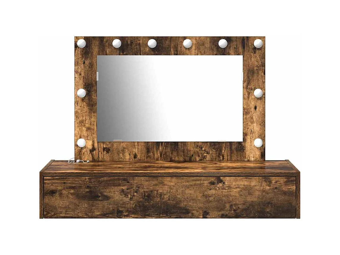 Table de Toilette Marron 100 x 40 x 70 cm Bois d'ingénierie