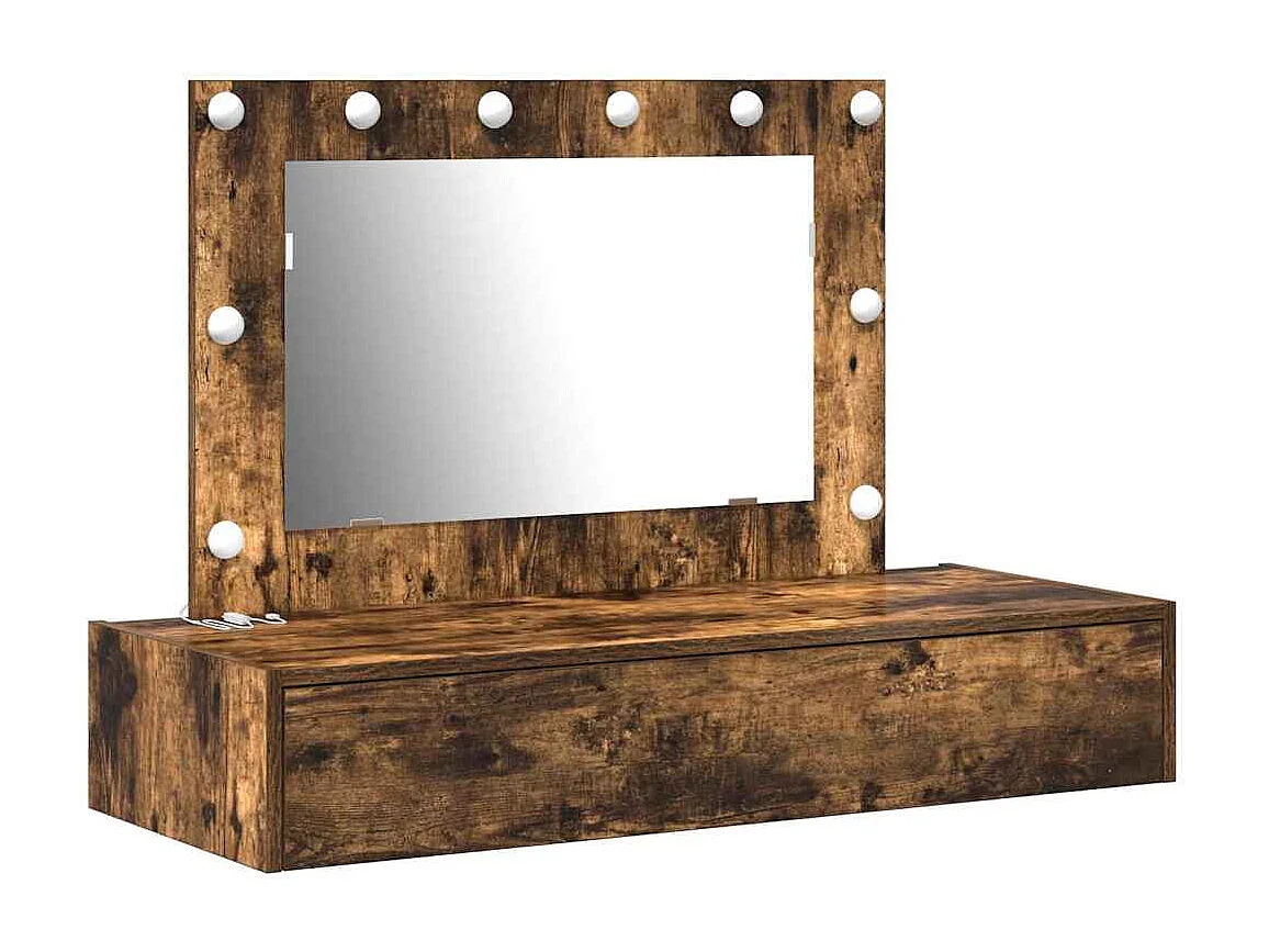 Table de Toilette Marron 100 x 40 x 70 cm Bois d'ingénierie