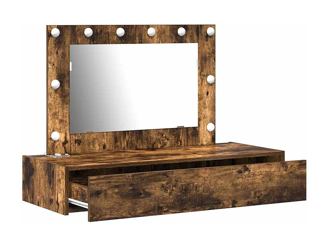 Table de Toilette Marron 100 x 40 x 70 cm Bois d'ingénierie