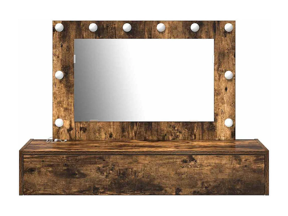 Table de Toilette Marron 100 x 40 x 70 cm Bois d'ingénierie