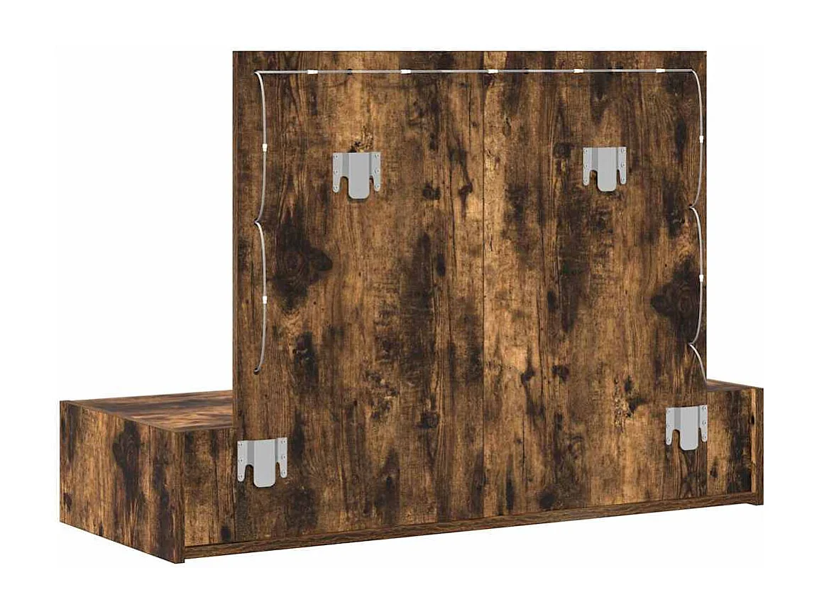 Table de Toilette Marron 100 x 40 x 70 cm Bois d'ingénierie