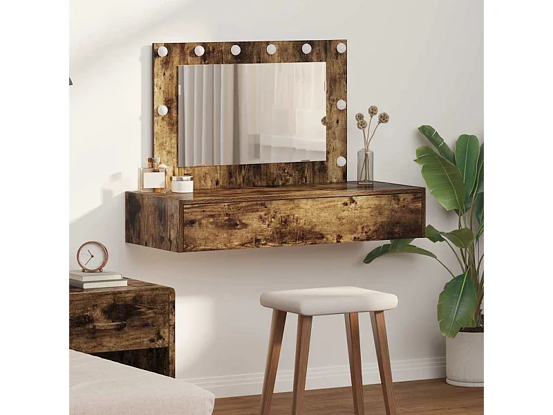 Table de Toilette Marron 100 x 40 x 70 cm Bois d'ingénierie