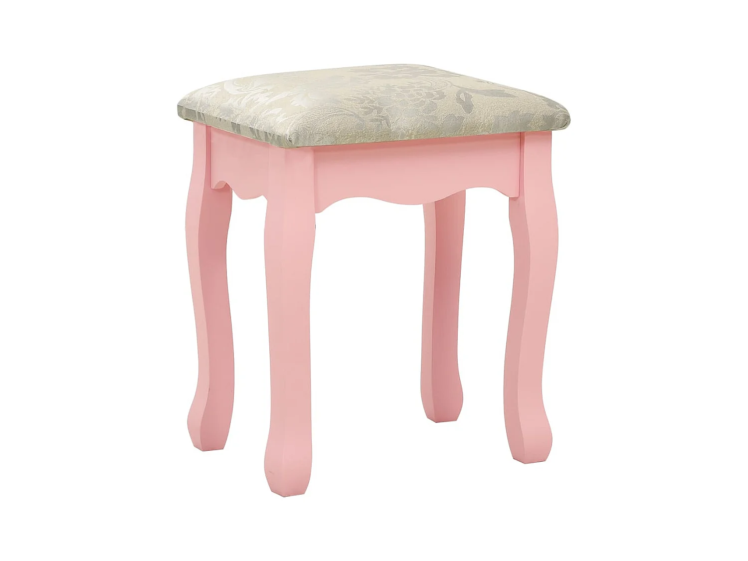 Ensemble de coiffeuse avec tabouret Rose 80x69x141 cm Paulownia