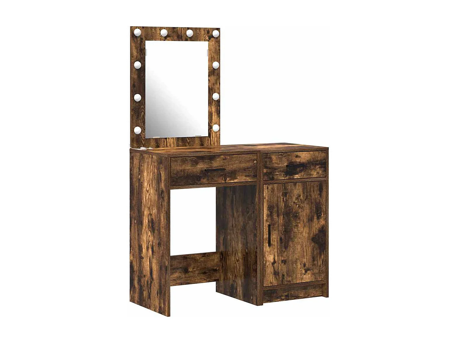 Table de Toilette avec tiroir 2 pcs Marron 50 x 41 x 135 cm