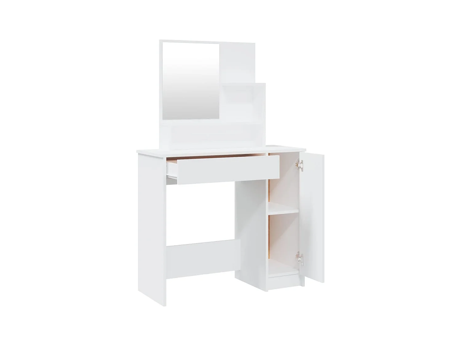 Juego de tocador blanco 86,5x35x136 cm